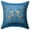 Turquoise, variant on Stylo Culture Indian Couch Throw Pillow Cover 16 x 16 Jacquard Turquoise Square 40 x 40 cm Home Decor Brocade Elephant Floral Zippered Cushion Cover | 1 Pc