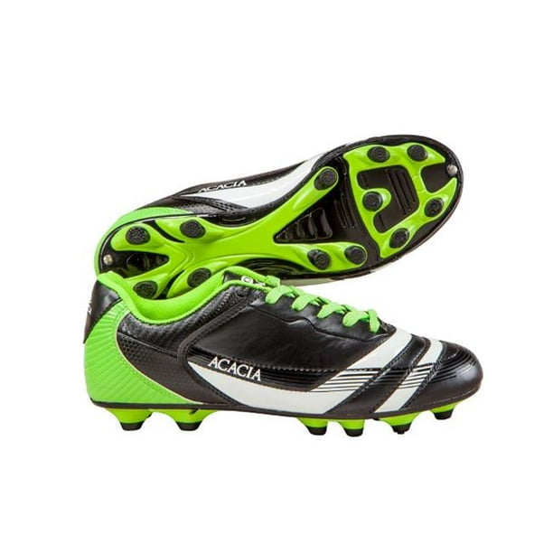 Acacia STYLE -37-212 Chaussures de Football - Noir et Lime&44; 12A