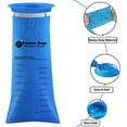 thumbnail image 5 of AMQTSLM Vomit Bags – 50 Pack – 1000ml Blue Emesis Bags – Leak Resistant, Medical Grade, Portable, Disposable Barf, Puke, Throw up, Nausea Bags for Travel Motion Sickness, Car & Aircraft,  Taxi, 5 of 7