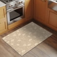 thumbnail image 2 of 2x3 Ft Entryway Area Rug, Beige Floral Kitchen Rug Runner Washable Floor Mat, Vintage Spring Botanical Flowers Non Slip Indoor Door Mat Throw Carpet for Bathroom Living Room Bedroom, 2 of 8