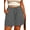 Medium Grey, variant on Gleelist Women's Plus Size Shorts Drawstring Comfy Elastic Waist Shorts Wide Leg Summer Short With Pockets XL-5XL