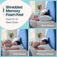 thumbnail image 4 of Almohadas 2 Pack Tamaño Estándar - Memory Foam con Gel Refrescante en Trozos - Se Moldea a tu Gusto - Ideal para Dormir de Lado, Boca Arriba o Boca Abajo, 4 of 9