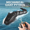 thumbnail image 3 of 2.4G APP Remote Control Giant Python with Camera, Flexible Spine Water Snake Robot with Dual Speed Modes & Dual Control, Waterproof RC Snake for Adults, Black, 3 of 7