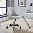 thumbnail image 1 of Modway Designate Swivel Upholstered Office Chair, Black Gray, 1 of 11