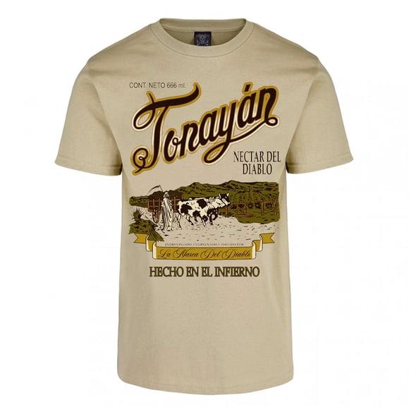 Playera Beige Manga Corta Grande Tonayan