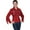 Red Boar Suede, variant on Scully L152-27-W-1X-B Ladies Fringe & Beaded Leather Jacket - Red Boar Suede, 1X