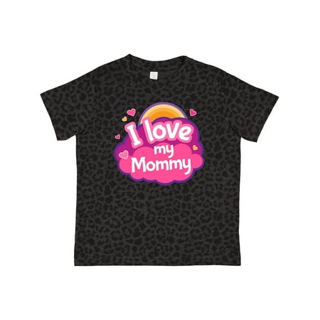 

Inktastic I Love My Mommy Girls Gift Toddler Toddler Girl T-Shirt