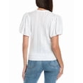 thumbnail image 2 of &Isla womens  Madison Pointelle Top, xs, White, 2 of 3