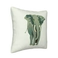 thumbnail image 2 of Square Throw Pillow Covers with Core, Cartoon Walking Elephant Pillows for Sofa Beds, 18" x 18" Multicolor, 2 of 9