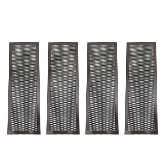 PVC Magnetic Floor Register Vent Cover, Ultra Fine Mesh Filter, Easy Install with Magnetic Adsorption 4PCS Set Suitable for Home Vent Floor 102x305mm 156.00g