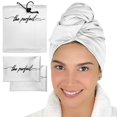 thumbnail image 1 of EL CUIDADO PERFECTO DEL CABELLO: Juego de toalla y toalla para rizos para mujeres y ni&#2013265921as con cabello rizado - Wet Plopping SOTC y Micro-Plop - 1 tur, 1 of 5