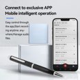 thumbnail image 4 of 5.3 AI Voice Recorder Pen with Real Time Translation for Business Learning, App Control, Intelligent Transcription ABS Material Built in  Li Battery: 180mAh, 4 of 7