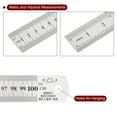 thumbnail image 5 of Unique Bargains Stainless Steel Ruler with Scriber Block 40' Metric Inch Ruler with 30mm Locating Vernier Slider, Silver Tone, 5 of 5
