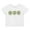 White, variant on Cute Shamrock Faces Playful St. Patricks Day Clover Design Toodler's T-shirt