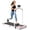 Pink, variant on 2 in 1 Portable Treadmill, 2.5HP Walking Pad Treadmill for Home , Under Desk Treadmill Max Capacity 300 lbs,Black