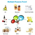 thumbnail image 4 of Dvkptbk Pectus excavatum Bottle Filling Funnels, Food Grade Funnel Set (3 Pack), 4 of 8