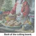 thumbnail image 5 of Cookies with Santa Claus Glass Cutting Board Large 12 in x 15 in, 5 of 5