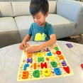 Wooden Alphabet Puzzles for Toddlers 26 Years Old, Montessori Pre