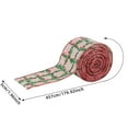 thumbnail image 2 of GUANGHONG Christmas Plaid Ribbon Roll Decorative Bow Ribbon for Holiday Wrapping Pumpkin Ornament, 2 of 6