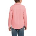 thumbnail image 5 of Back to School Shirt Collared Long Sleeve Button Down Solid T Shirts Classic Causal Comfortable Basic Dress Shirts, 150, 5 of 5