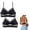 Black, variant on Sngxgn Women's No Side Effects Underarm and Back-Smoothing Comfort Wireless T-Shirt Bra(WH1,S)