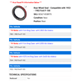 thumbnail image 2 of Rear Wheel Seal - Compatible with 1953 - 1983 Ford F-100 1954 1955 1956 1957 1958 1959 1960 1961 1962 1963 1964 1965 1966 1967 1968 1969 1970 1971 1972 1973 1974 1975 1976 1977 1978 1979 1980, 2 of 2