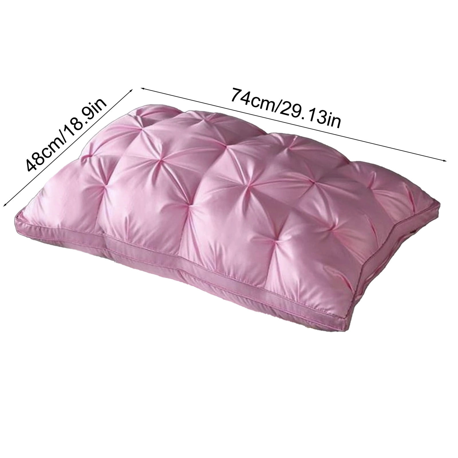 Luxury Goose Feather Down Pillows, Hotel Bed Pillows for Sleeping, Soft Fluffy for Sleepers (19"x29")