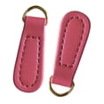 thumbnail image 3 of jifeng 2x Zipper Pulls PU Leather Pull Strap Zip Puller Tag for Suitcase Jacket Bag Pink, 3 of 9