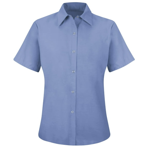 Red Kap Women's Short Sleeve Specialized Pocketless Work Shirt