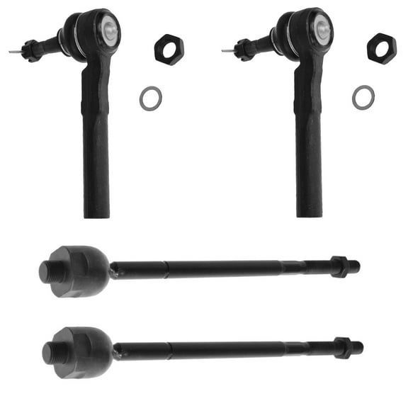 TRQ Front Tie Rod Set Fits Select 2002-2007 Buick Rendezvous 2001-2005 Pontiac Aztek 2005-2006 Montana
