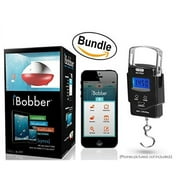 iBobber Wireless Bluetooth Smart Fish Finder for iOS and Android devices & Dr. Meter PS01 110lb/50kg Electronic Balance Digital Fishing Postal Hanging Hook Scale (Bundle)