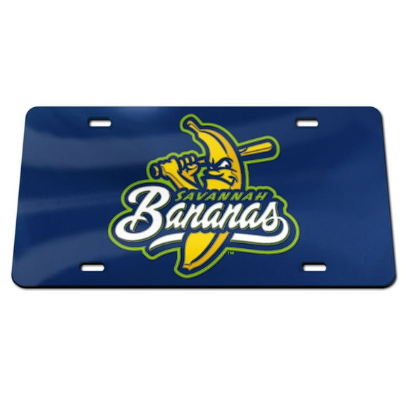 MILB Savanna Bananas Team Mirror License Plate