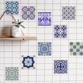 thumbnail image 2 of 10 Sticker Tiles 20x20 Cm Tile Sticker Tile Film Mosaic Tiles Tile Sticker Film Sticker Self-Adhesive Tile Pictures For Bathroom Kitchen Decoration （Random Color）, 2 of 6
