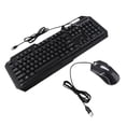 thumbnail image 4 of Combo De Teclado Y Ratón Con Cable, Juego De Teclado Y Ratón Con Cable USB De Respuesta Rápida De 1200DPI, Luz RGB Ergonómica, Control Preciso Para PC, 4 of 7