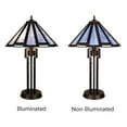 thumbnail image 5 of CHLOE Lighting Retro-Style Stained Glass 2-Light Table Lamp 18" Shade, 5 of 7