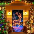 thumbnail image 6 of Fluorescent Christmas Door Cover Party Banner,Fluorescent Door Banner,Uv Activated Glow Fluorescent Cartoon Christmas Door Cover Party Banner For Outdoor Indoor Holiday Decoration(Style E), 6 of 6