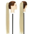 thumbnail image 5 of Sego Long Thick Claw Ponytail Hair Extension Synthetic Curly Real Hair Piece Big Wave Clip in Hair Extensions For Women, 5 of 10