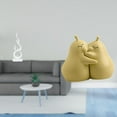 thumbnail image 2 of Escultura Abstracta De Resina Con Forma De Llama, Sujetalibros De Cerámica Moderna, Artesanía Fina, Estatua De Fuego, Regalo Para Oficina, Patio, Estantería, Decoración, 2 of 8