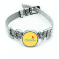 thumbnail image 1 of Indy I Love You Affection Language Simple Bracelet Wristband Crystal Love Adjustable Bangle, 1 of 2