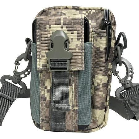 Agoz Tactical Pouch Belt Molle Bag Phone Holster EDC Holder IFAK Case Camping Hunting Fishing Biking Outdoor Travel for ZTE ZMax One Z719DL, Axon M, Axon 7, Grand X 4, Grand X 3, Majesty Pro, Avid 916