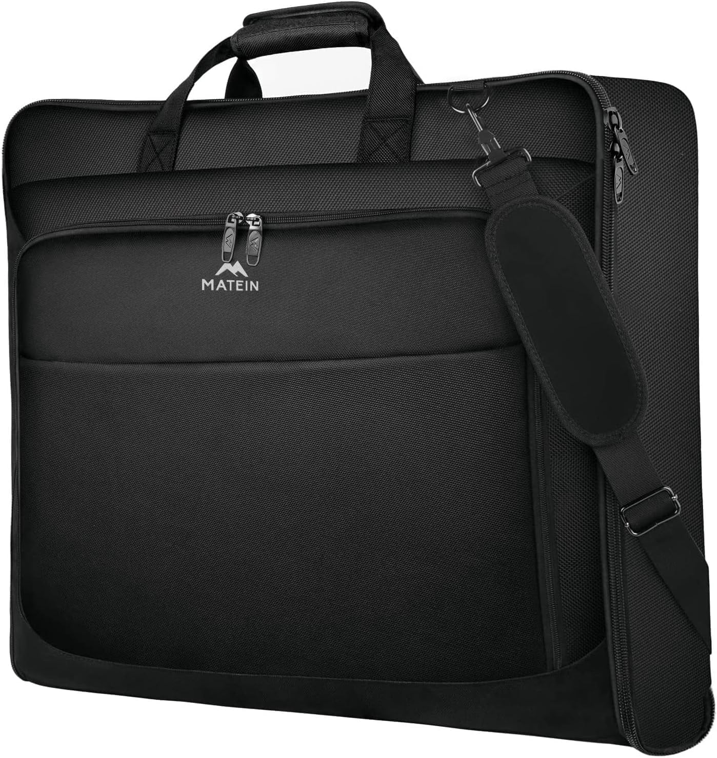 Matein Large Carry on Garment Bags for Travel, Water Resistant Hanging Suit Bag for Men Women