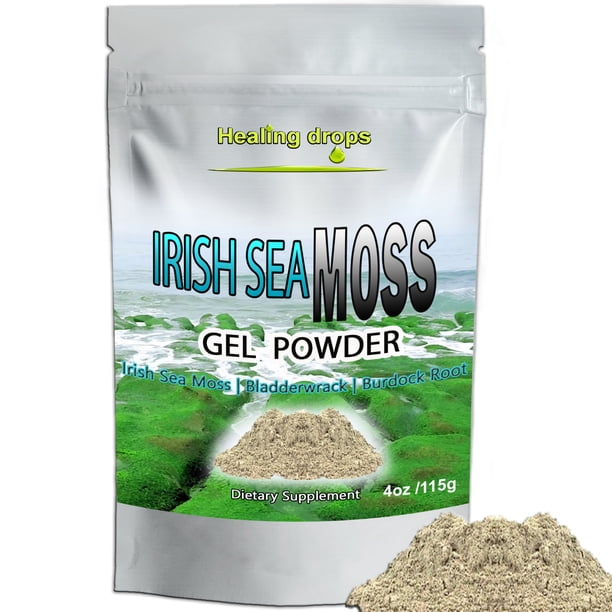 Sea Moss Powder Organic Dr Sebi Cell Food Keto Diet with Bladderwrack and Burdock Root