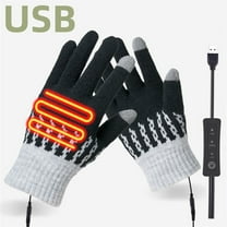 Heated Gloves for Men Women USB Electric Rechargeable - Winter Thermal Waterproof Warm Gloves for Outdoor Ski Snowboard Motorcycle, Cold Weather Gear, Holiday Gift Idea