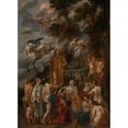 thumbnail image 2 of Jacob Jordaens 18x24 Gold Ornate Framed and Double Matted Museum Art Print Titled - Allegory of the Poet (circa 1660), 2 of 4