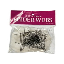 Stretchable Spider Webs for Halloween Decorations, Realistic Fake Cobwebs for Indoor Outdoor Party Decor, Easy to Use and Durable, Perfect for Haunted House, Yard, and Home Display