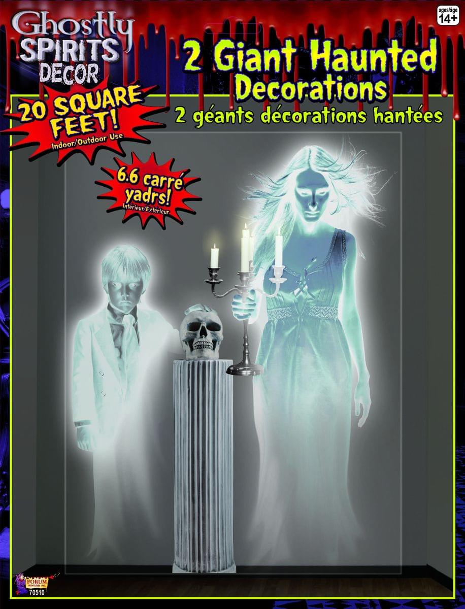 Giant Ghostly Spirits Halloween Party Wall Decoration One Size