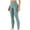 Light Blue-05, variant on Yoga Pants for Womens Elastic High Waist Workout Tights Solid Ribbed Seamless Running Leggings