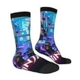 thumbnail image 3 of Ninjago Adult Socks Casual Tube Socks Durable Comfort Calf Socks Soft Elastic Crew Socks 2 Black-1, 3 of 9