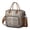 Camel-43, variant on Vintage Retro Artistic Lunch Box – Abstract Patterned Insulated Cooler Tote with Earthy Nordic Aesthetic, Ideal for Office Women or as a Birthday Gift
