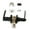 Black, variant on Villar Home Designs Door Lever Lara Keyed
